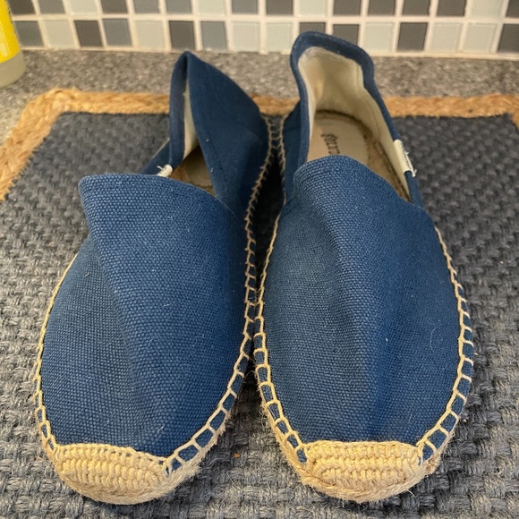 Soludos blue slip on espadrilles size 9 - Picture 2 of 7